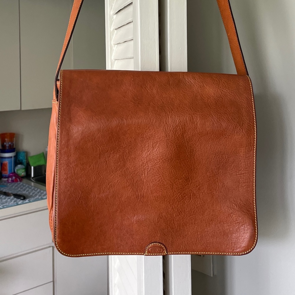 Bric's Leather Shoulder Bag / Messenger-style